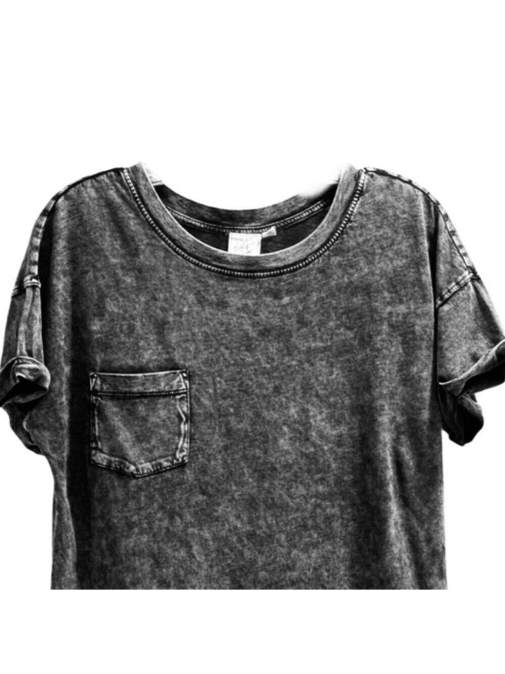 White Crow Black T Shirt Dress Buckle Size Small - Picture 3 of 6